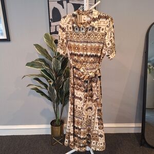 Aztec Pattern Calvin Klein Dress